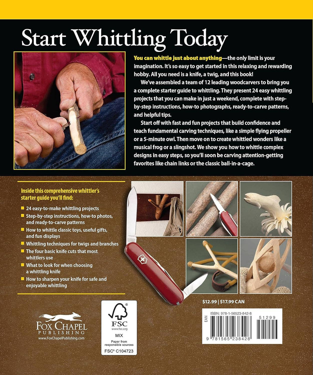 Complete Starter Guide to Whittling - 24 Easy Projects