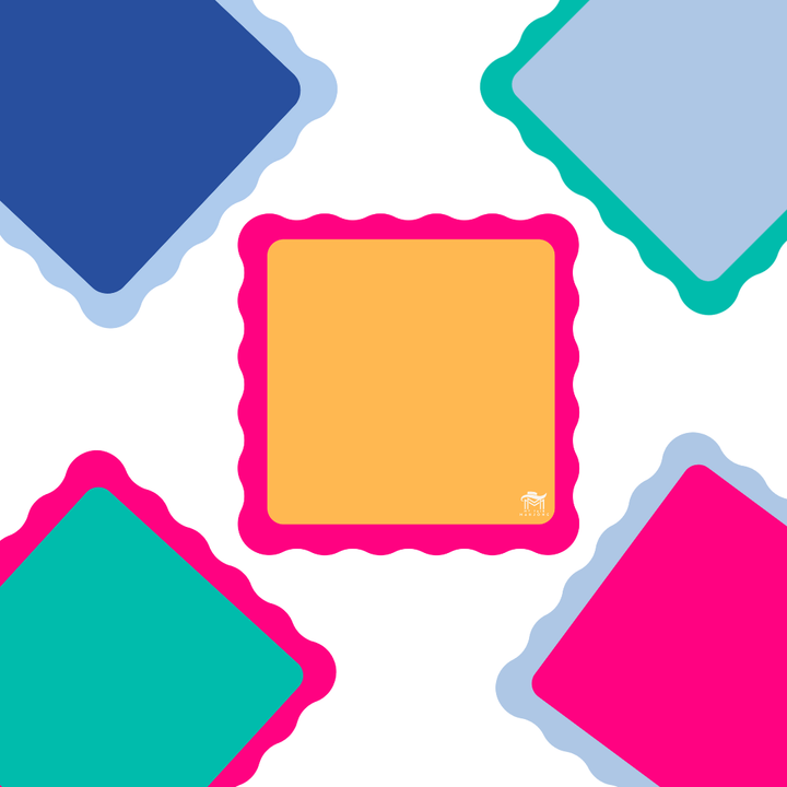 MINI MAHJONG MAT  |  Color Wave  |  21" x 21"