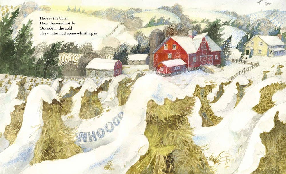 A Home in the Barn by Margaret Wise Brown, illustrated by Jerry Pinkney