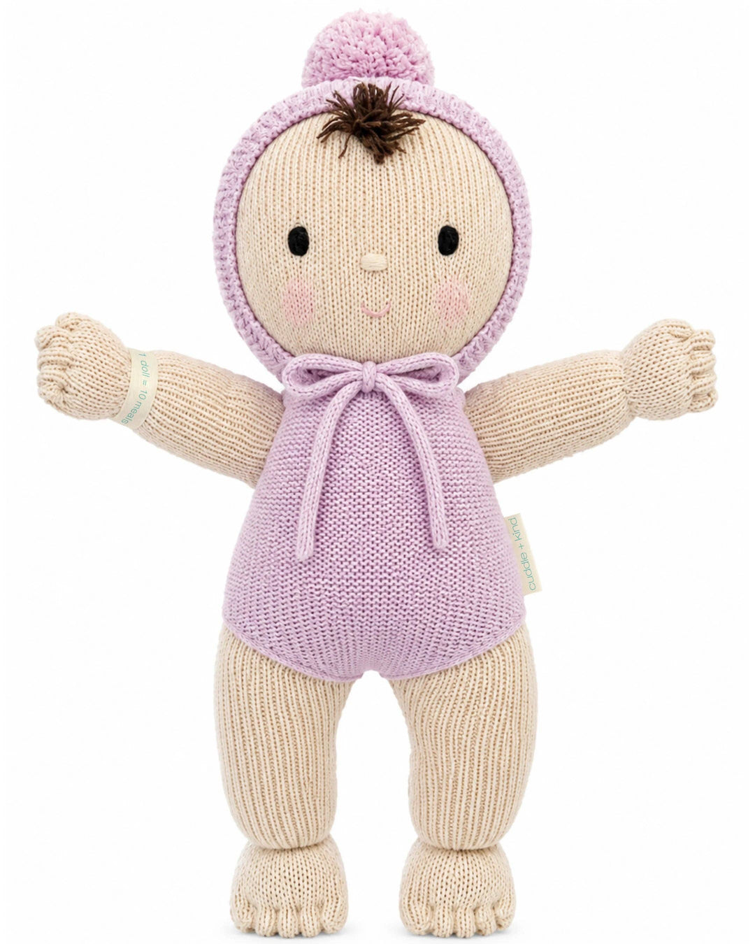 My First Baby - lavender, by cuddle+kind: Handmade Dolls