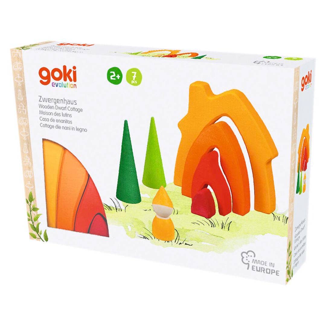 Wooden Dwarf Cottage by Goki Evolution