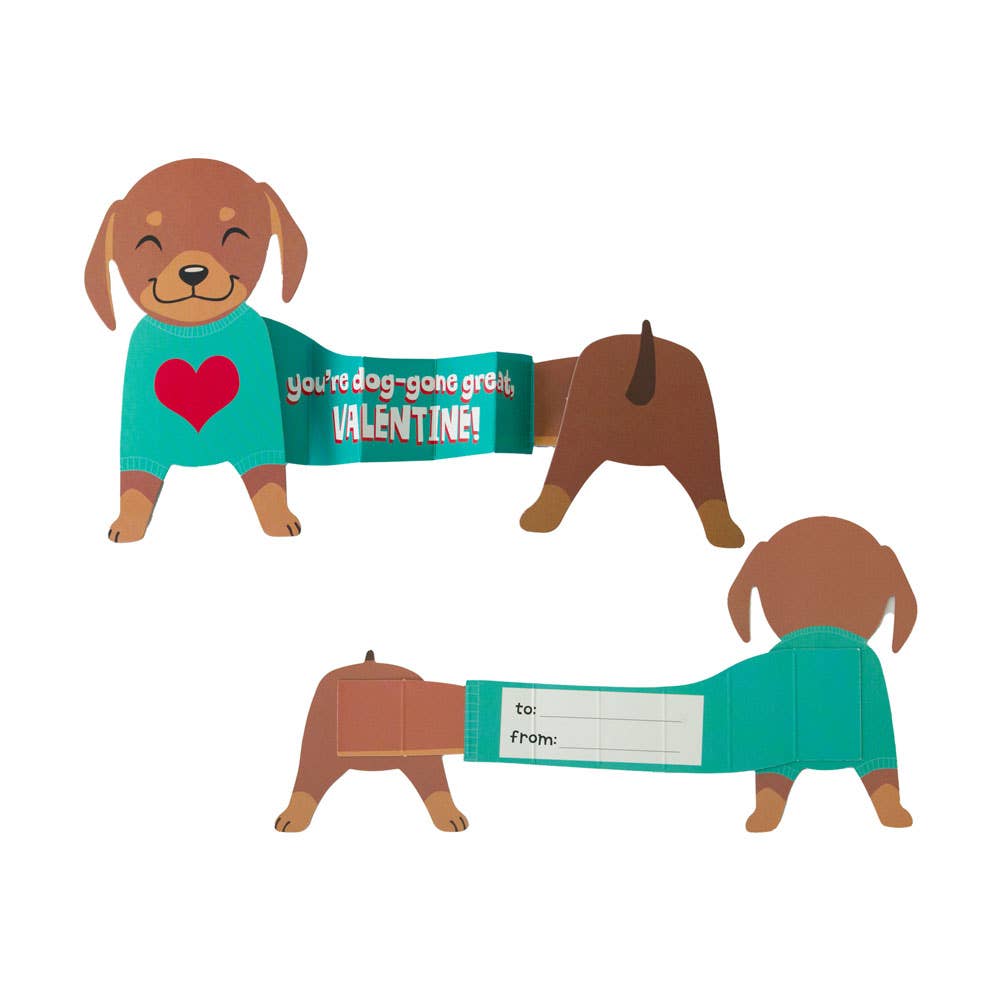 Accordion Pets Valentines