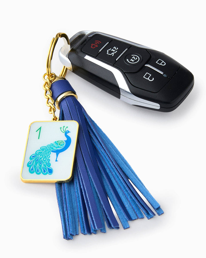 One Bam Keychain - Mahjong
