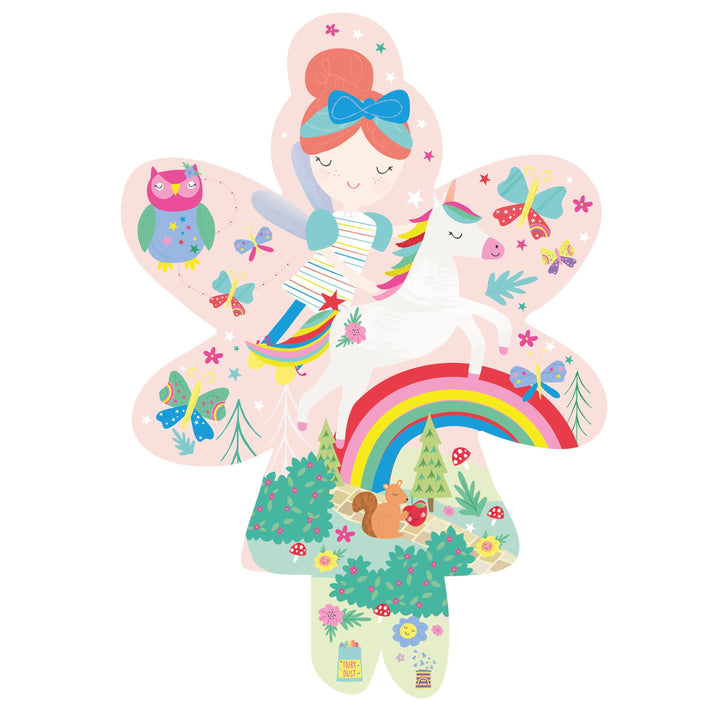 Rainbow Fairy Puzzle in Shaped Box - 20 pieces