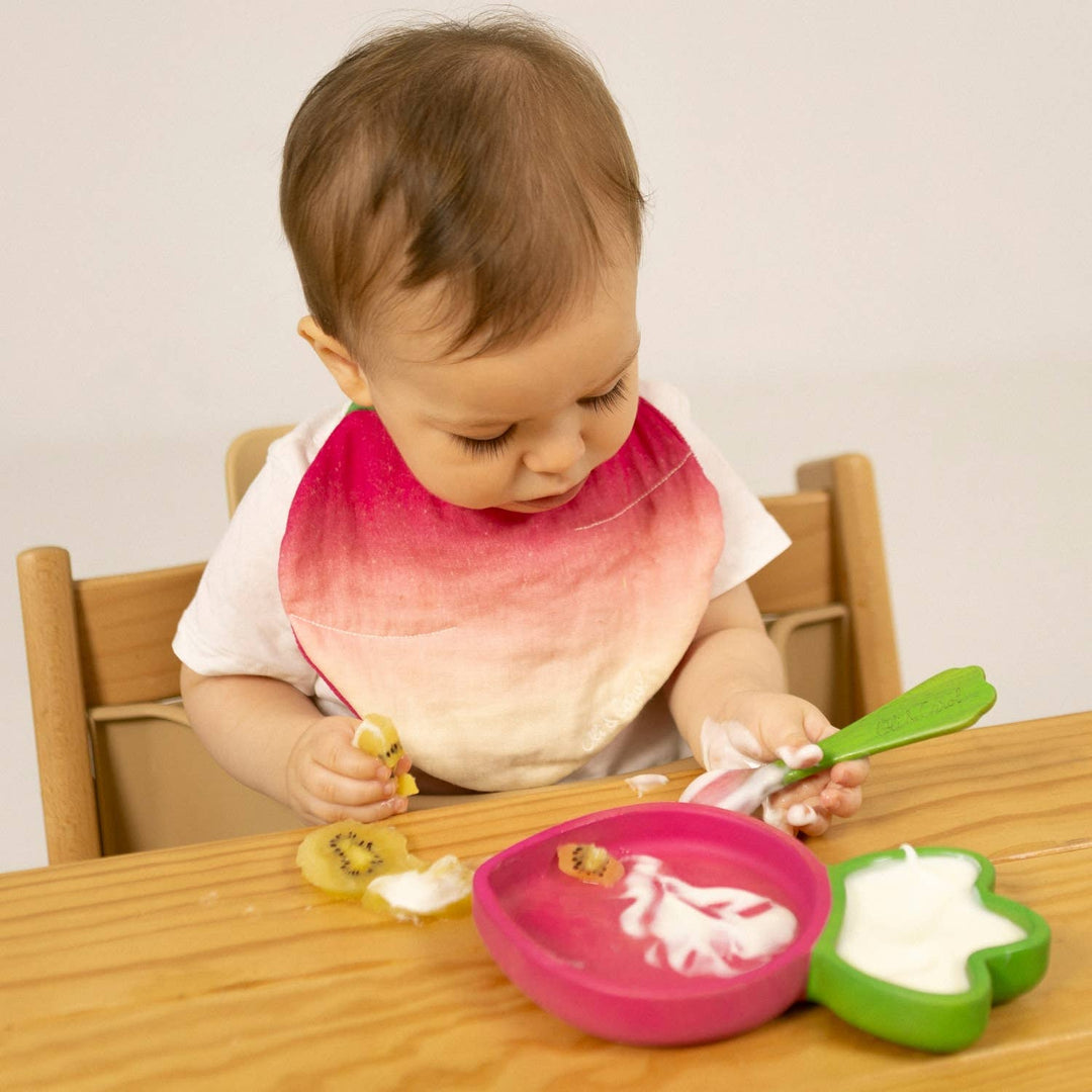 Ramona the Radish Plate & Spoon Set