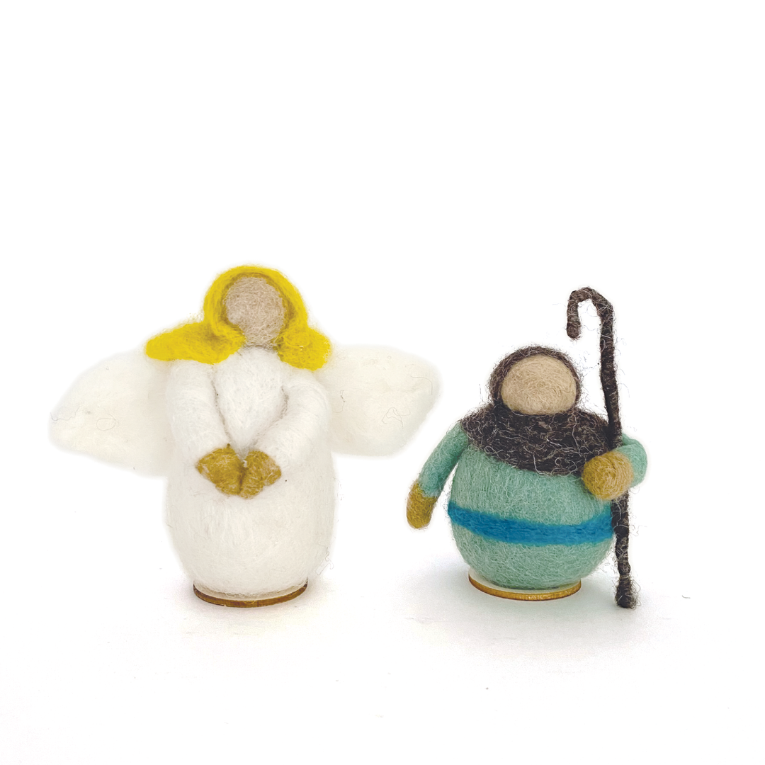 Felt Nativity, classic 12-Piece Set