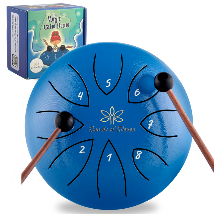 Magic Calm Steel Tongue Drum (blue)