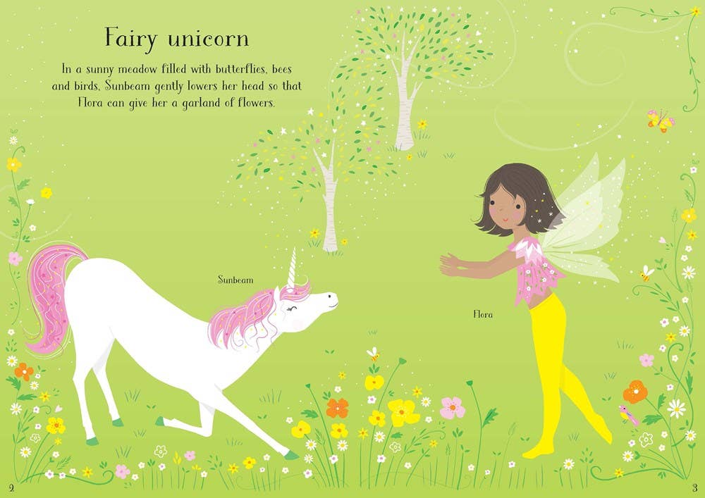 Little Sticker Dolly Dressing Unicorns: Usborne