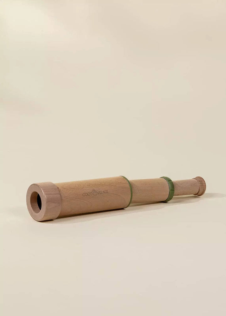 Wooden Handheld Telescope – 20x Zoom