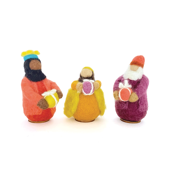 Felt Nativity, classic 12-Piece Set