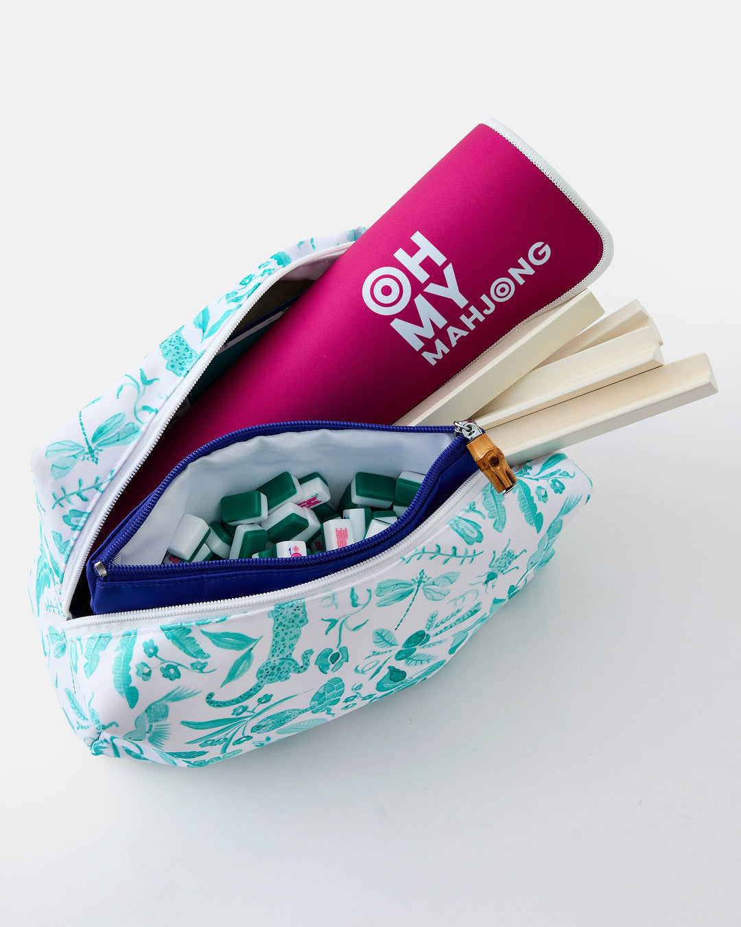 Palm Beach Mahjong Travel Set - Green