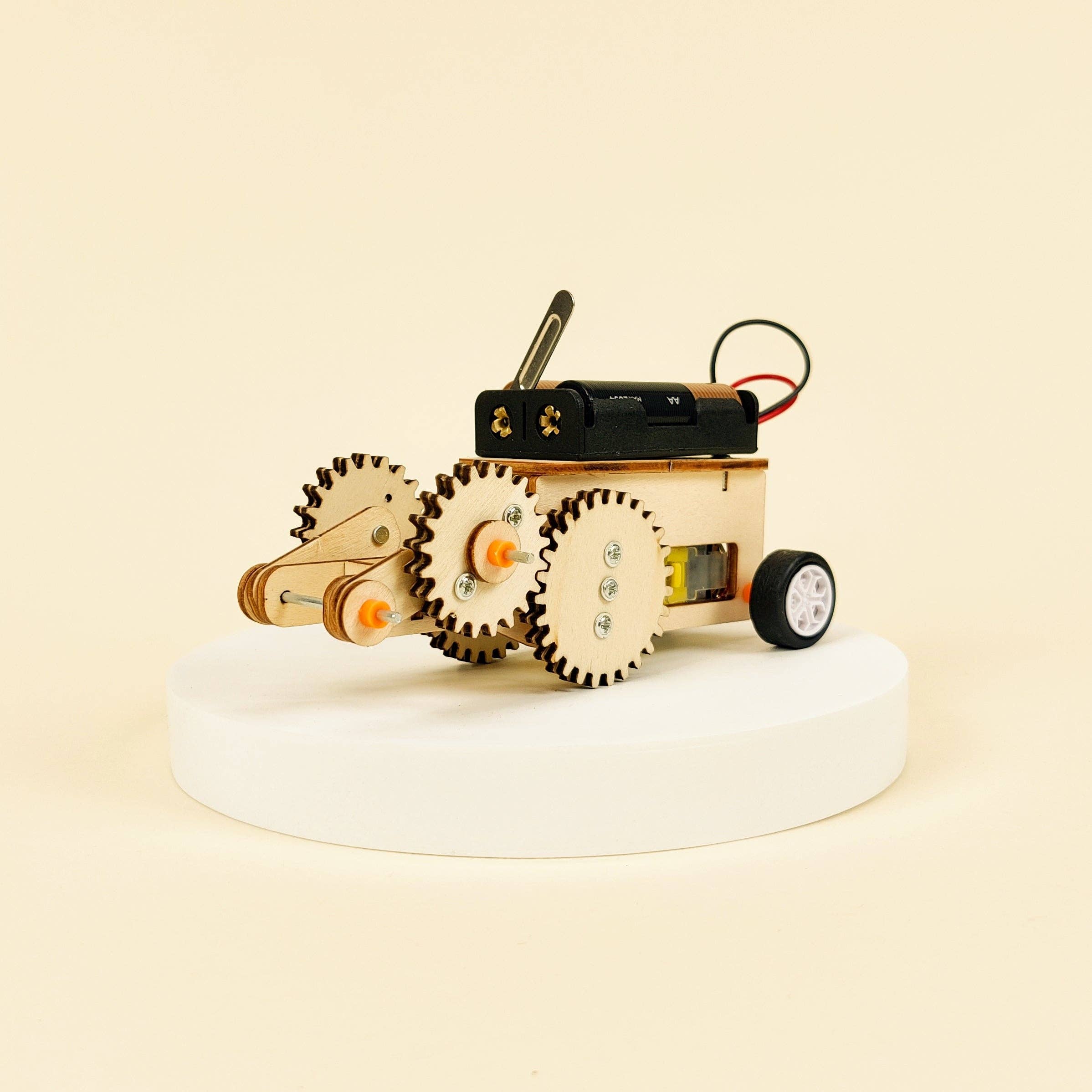 Gear Car DIY Kit, STEM Toy for Kids
