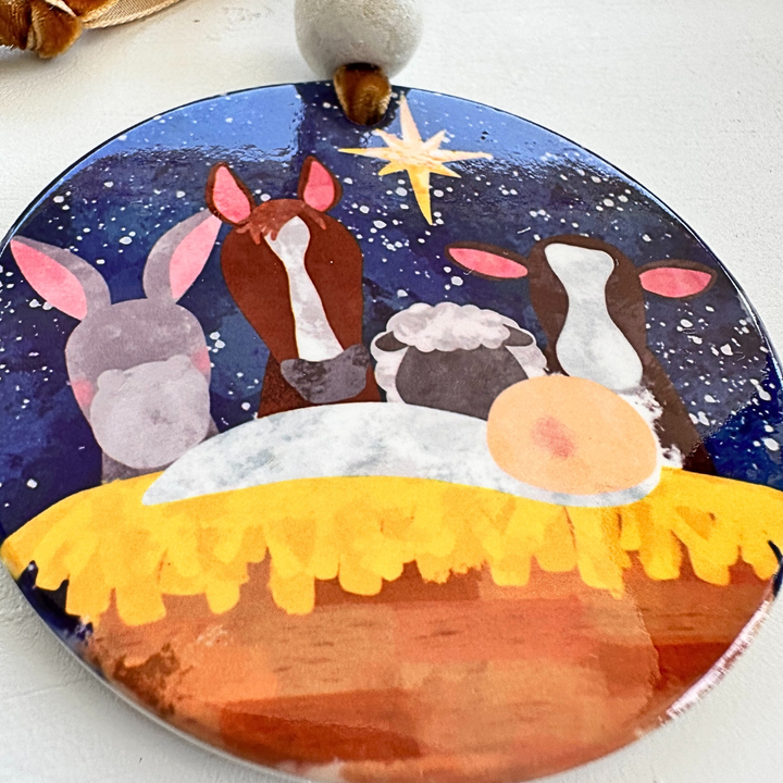 Christmas Ornament - Nativity Animals