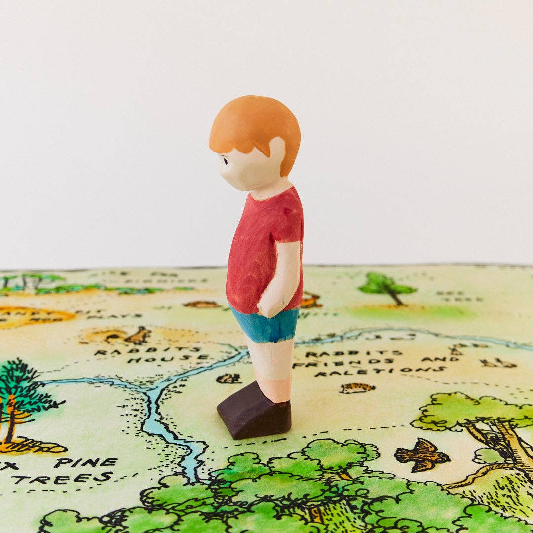 Christopher Robin Wooden Figure