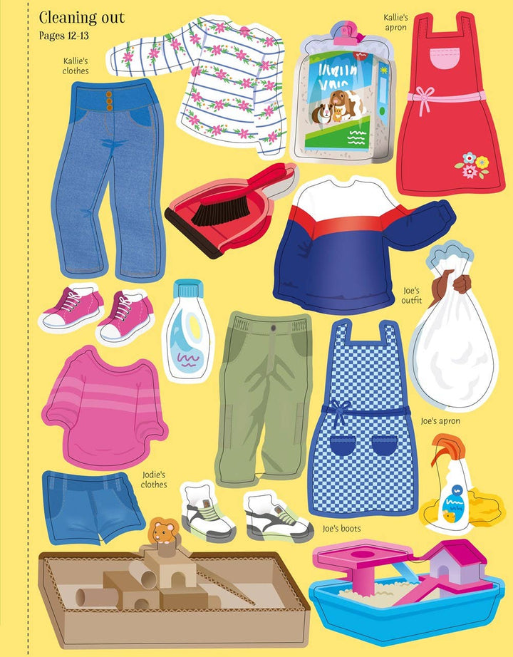 Sticker Dolly Dressing Pets by Usborne