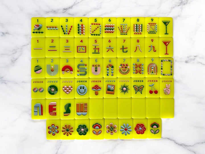 Mahjong Mod Tiles - Chartreuse