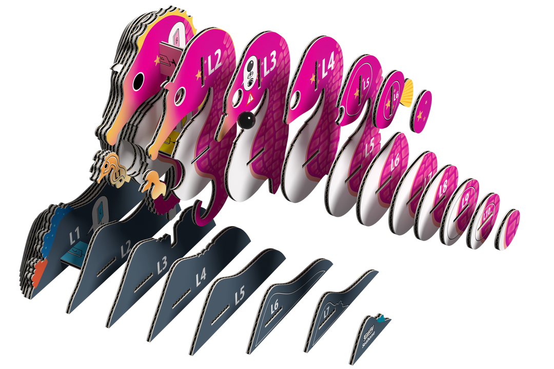Seahorse 3D Puzzle