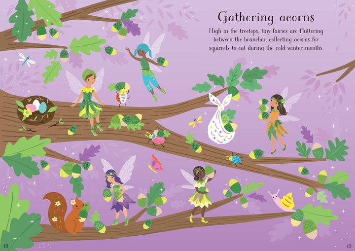 Little Sticker Dolly Dressing Woodland Fairies: Usborne