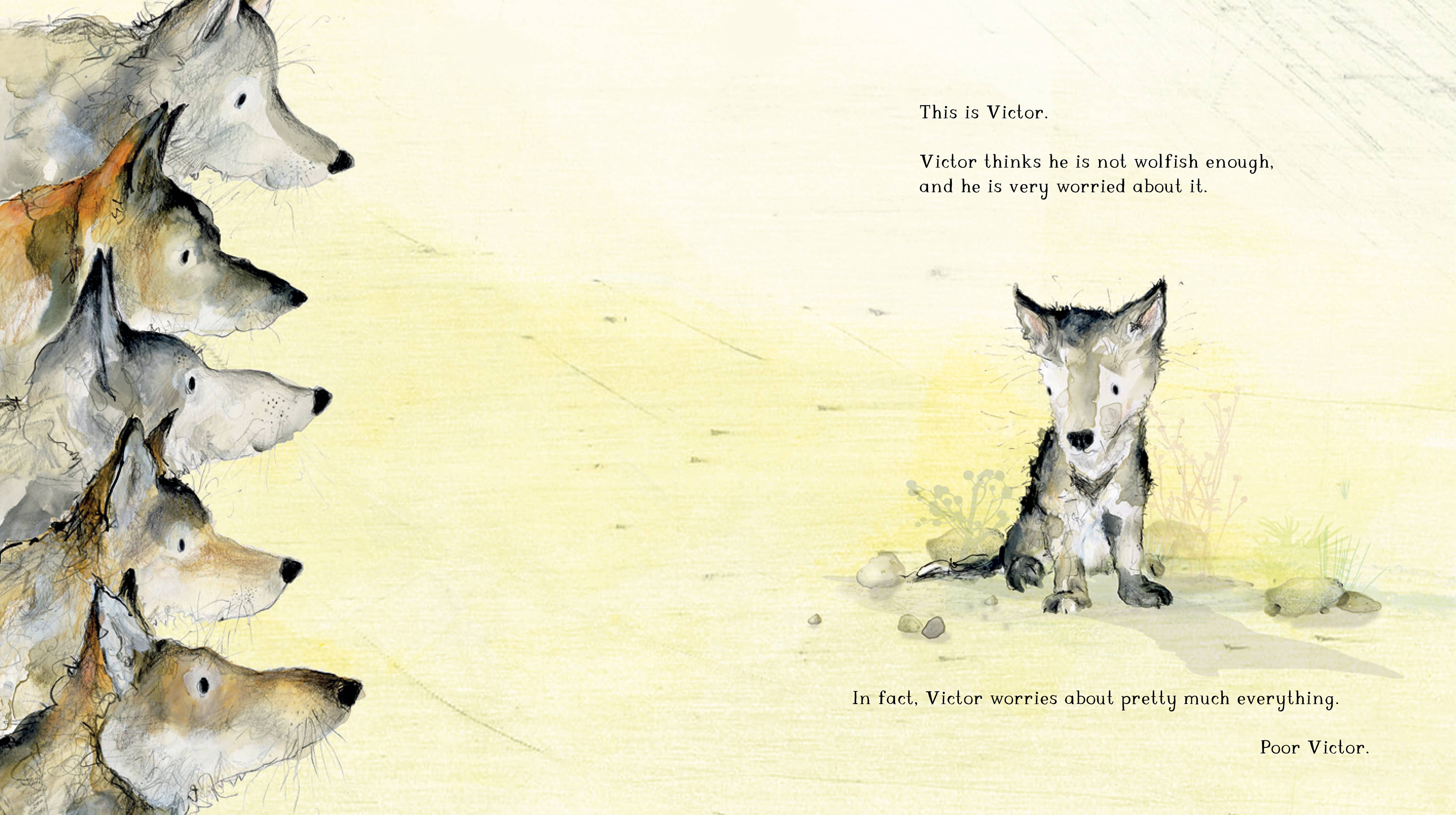 Victor, the Wolf with Worries by Catherine Rayner