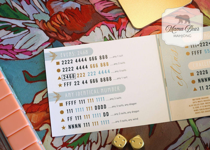 The Birdie Card: Beginner and Leveled Play Mahjong