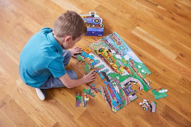 All Aboard Train Puzzle by Crocodile Creek