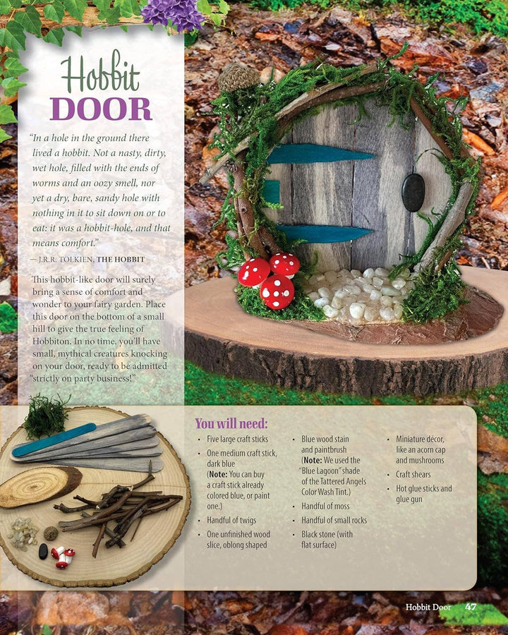 Making Fairy Garden Accessories-Enchanting Backyard Projects