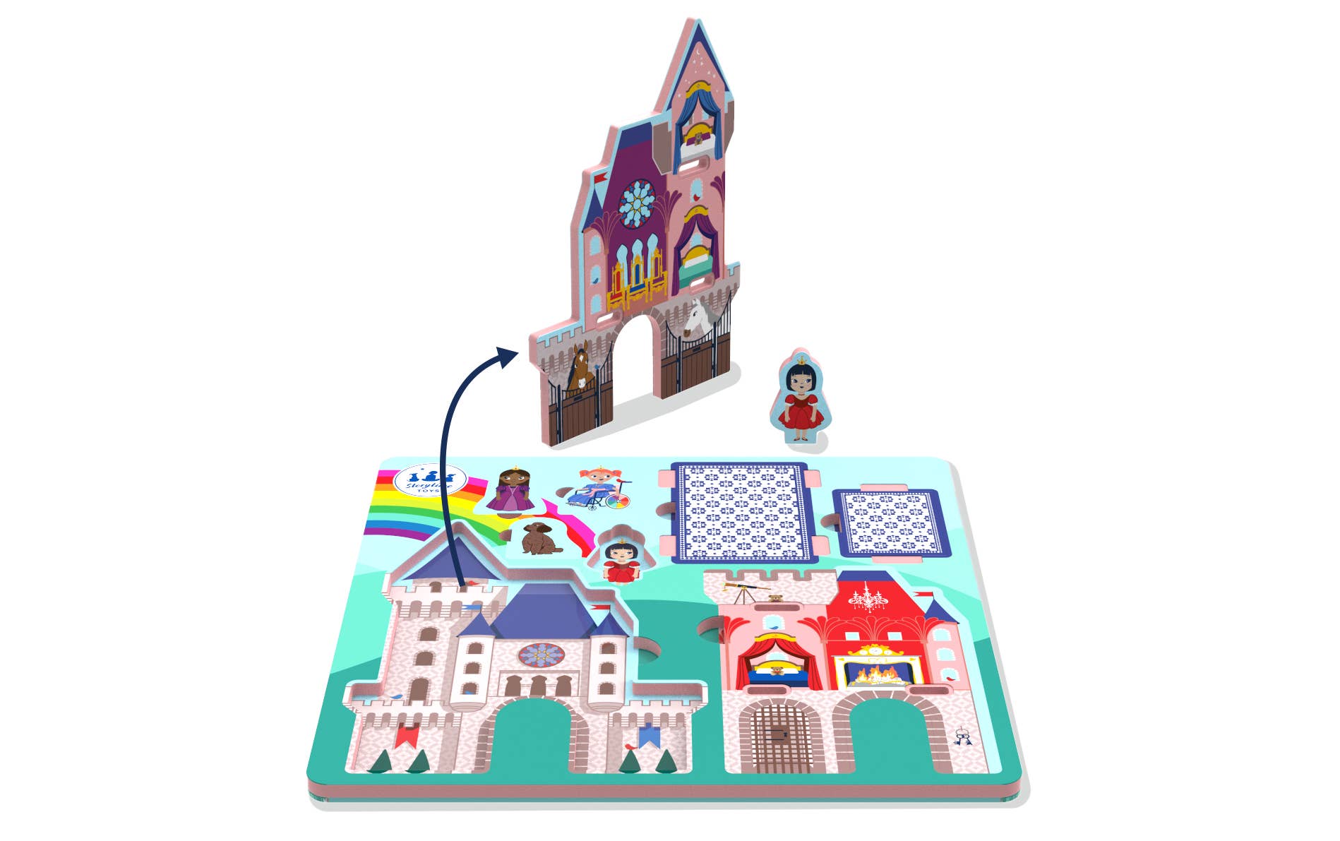 Princess Castle Play Puzzle