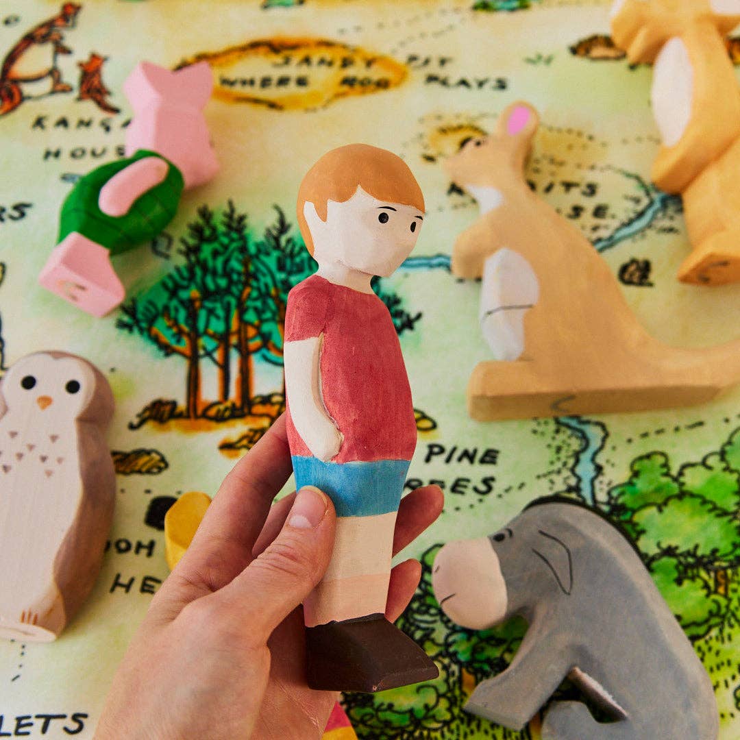 Christopher Robin Wooden Figure