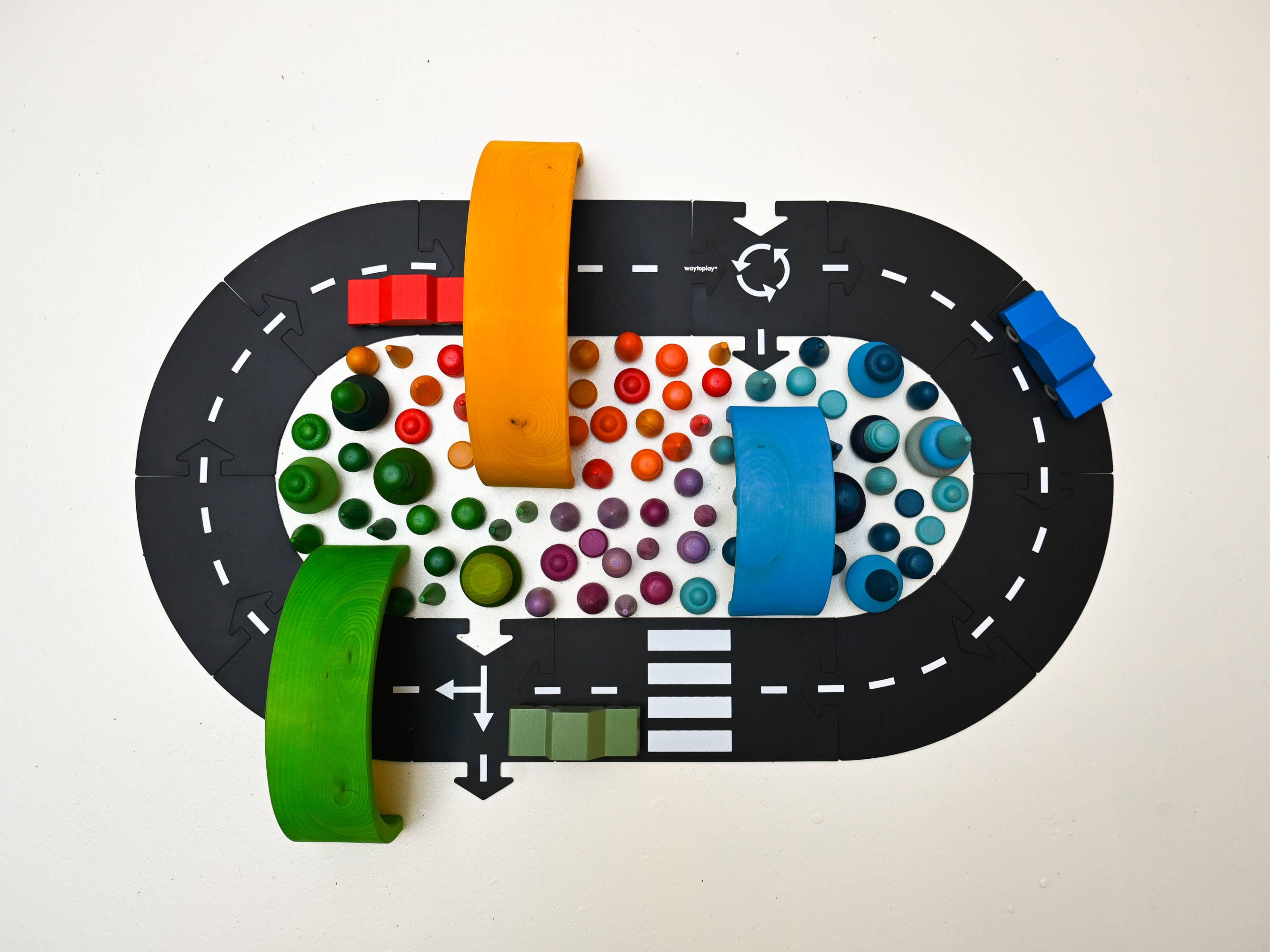 Small Flexible Toy Road Set - Ringroad