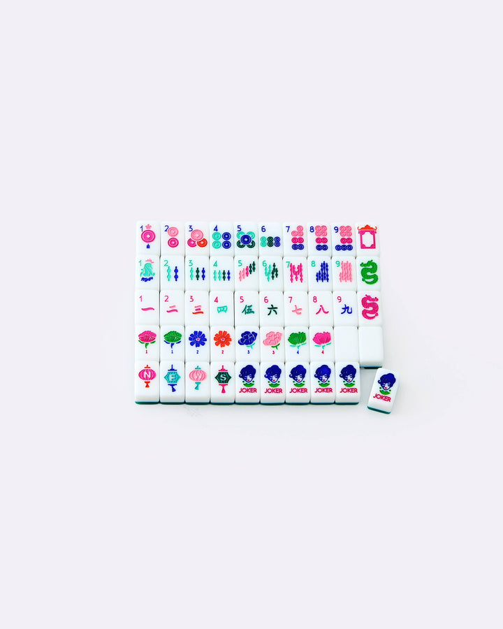 Palm Beach Mahjong Travel Set - Green