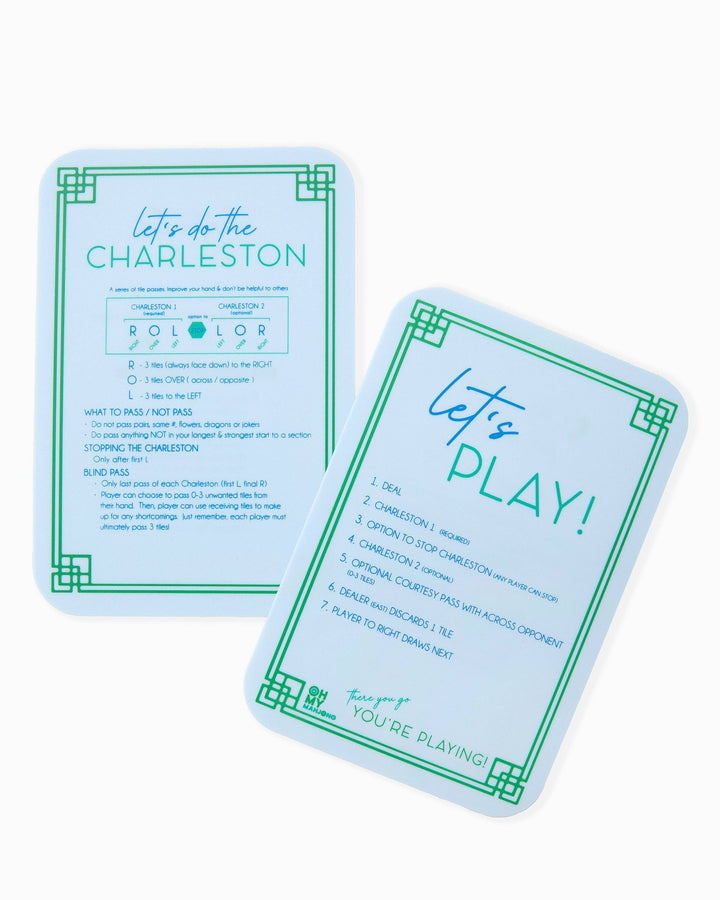 Light Blue Mahjong Tile Shufflers