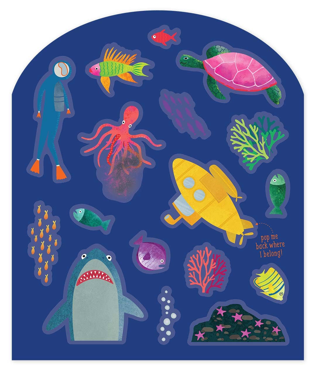 Deep Sea Sticker & Play Book