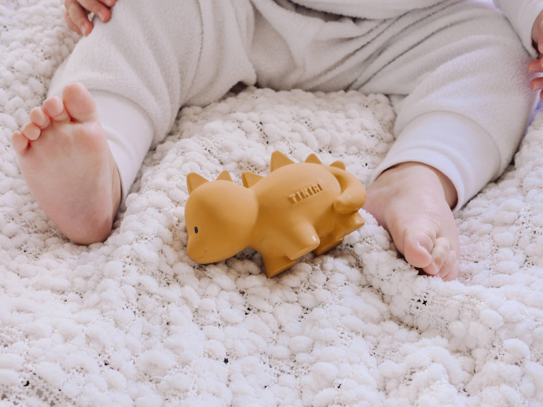 Stego Natural Rubber Teether, Rattle &amp; Bath Toy