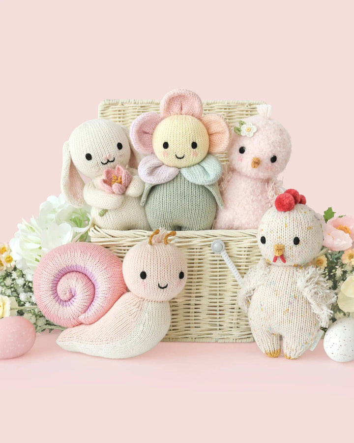 Baby Bunny - blooming tulip, by cuddle+kind: Handmade Dolls