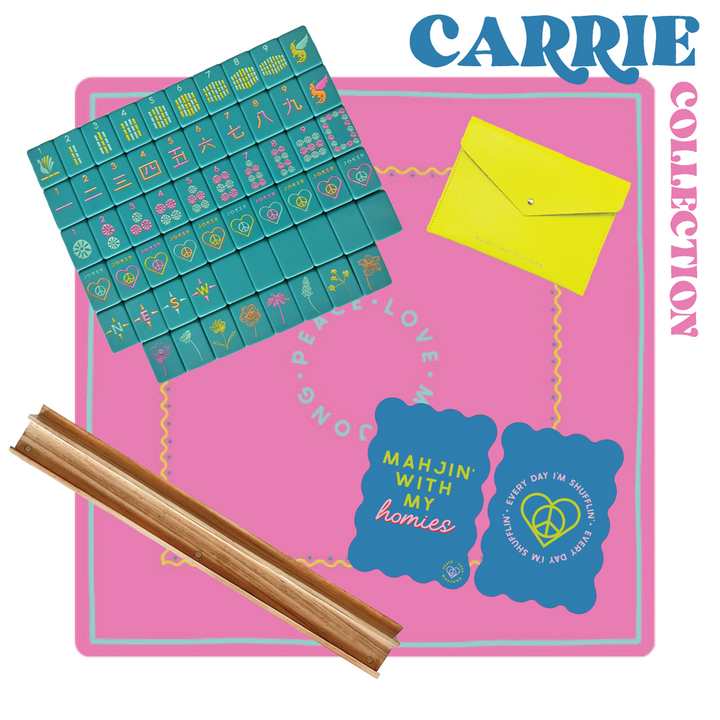 Mahjong Tiles - Totally Teal