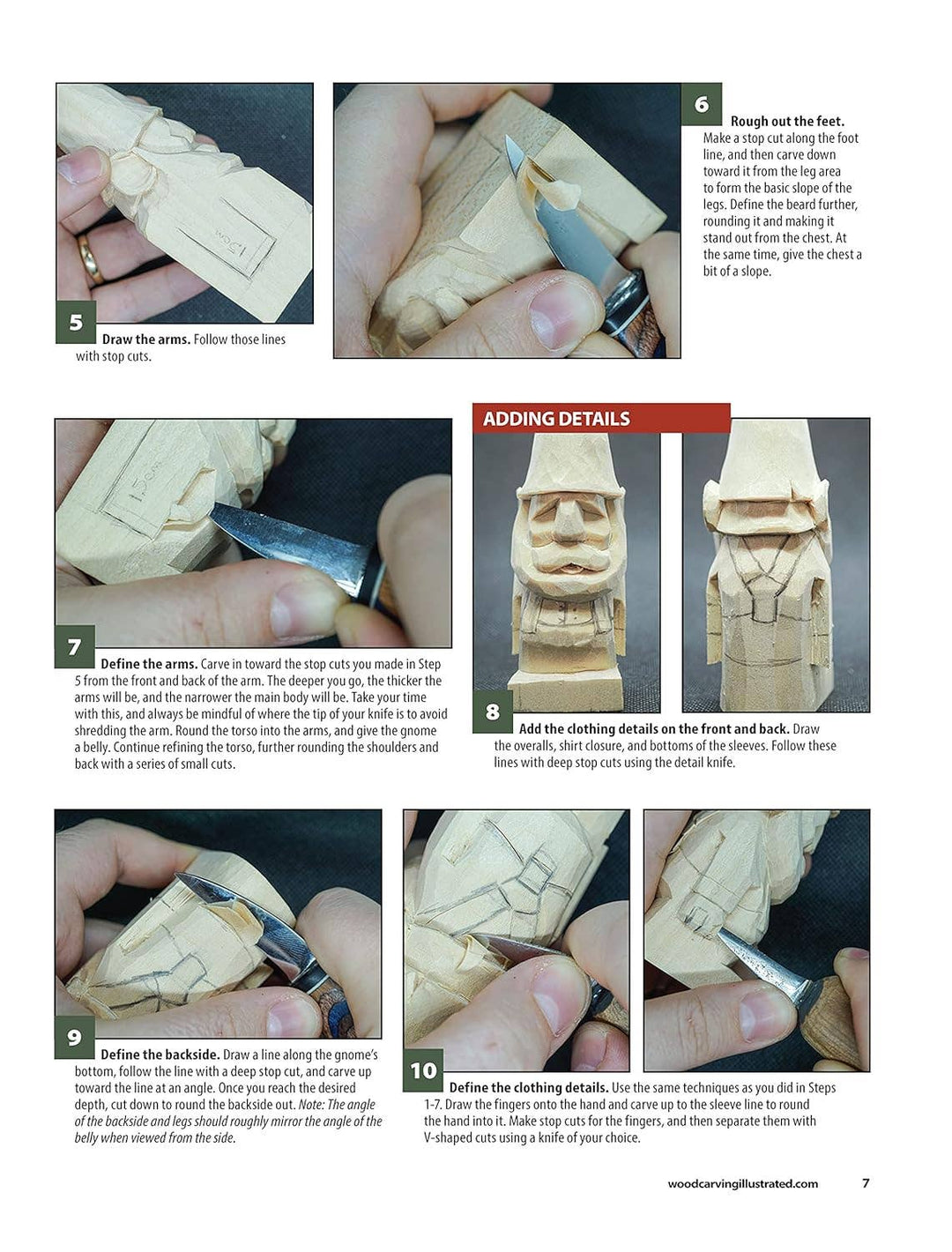 Carve a World of Gnomes  - Step-by-Step Techniques
