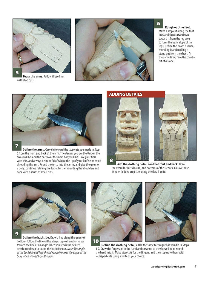 Carve a World of Gnomes  - Step-by-Step Techniques