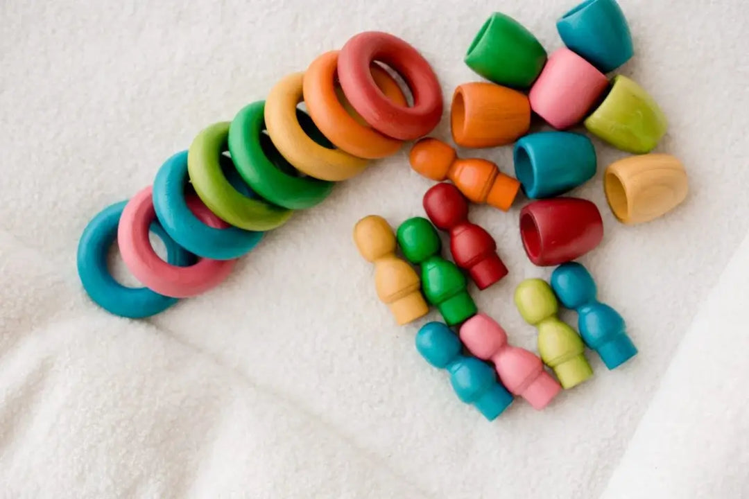 Rainbow People Cups and Rings