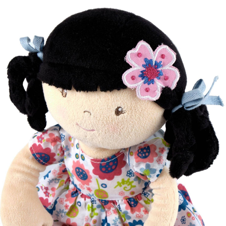 Lilac Black Hair Doll