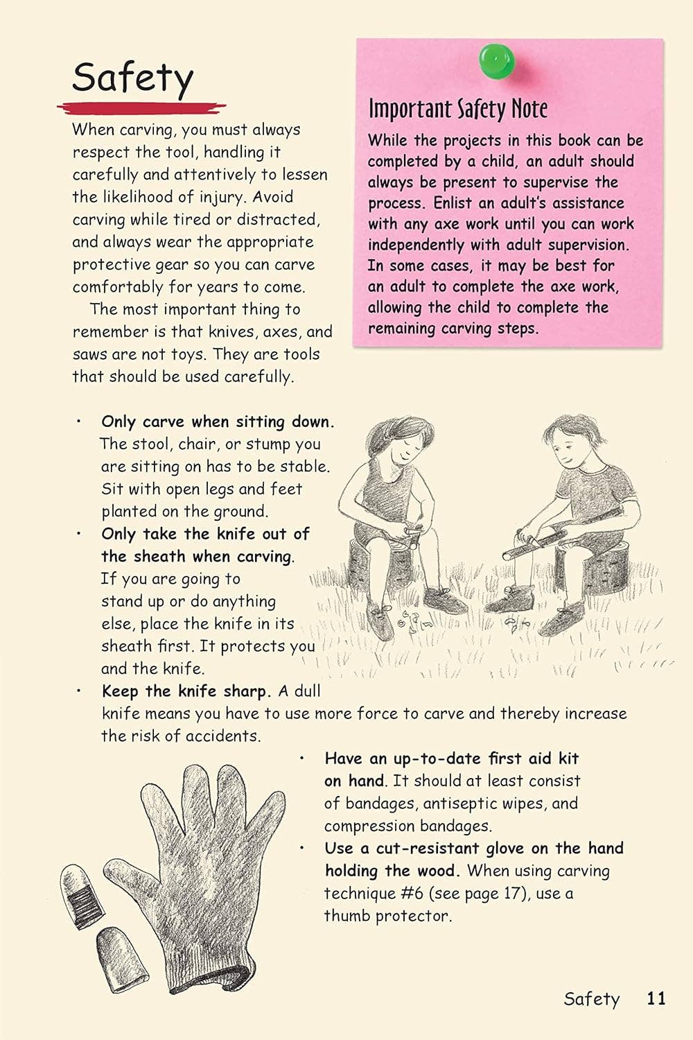 Quick &amp; Easy Whittling for Kids  - 18 Projects to Make