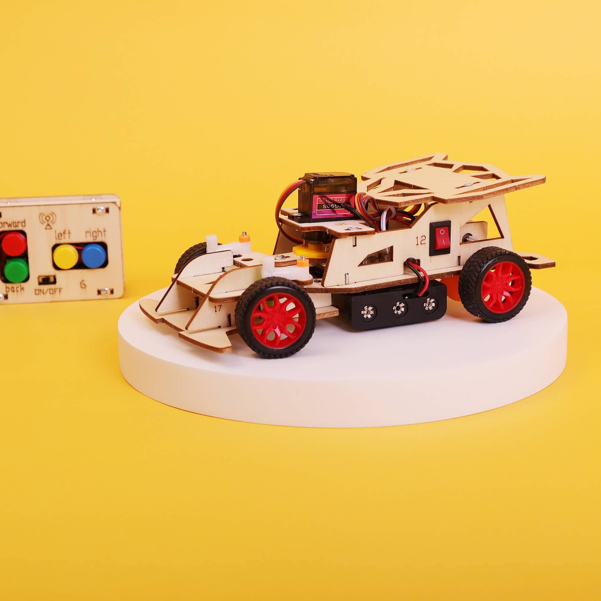 Steering Remote Controlled Car DIY Kit, STEM Toy