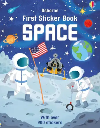 First Sticker Book Space by Usborne