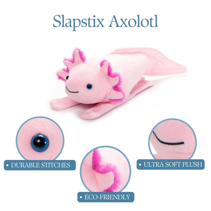 Slapstix Axolotl Pink Plush Slap Bracelet