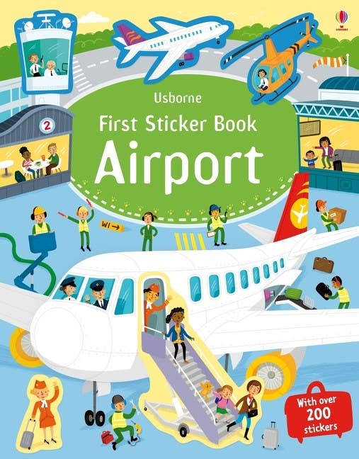 First Sticker Book Airport by Usborne