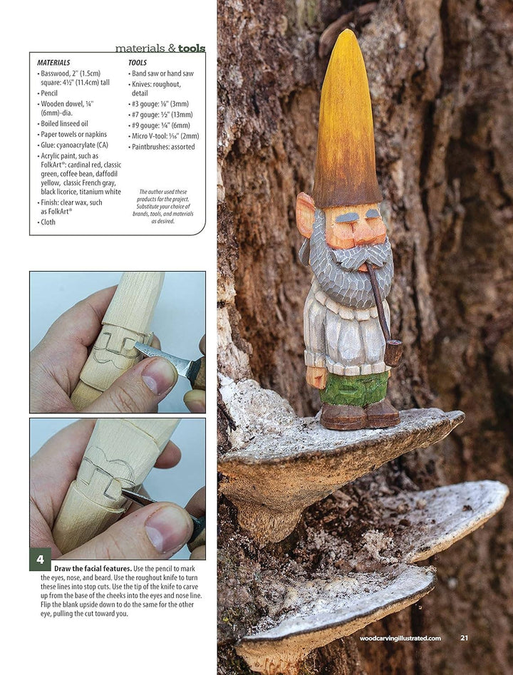 Carve a World of Gnomes  - Step-by-Step Techniques