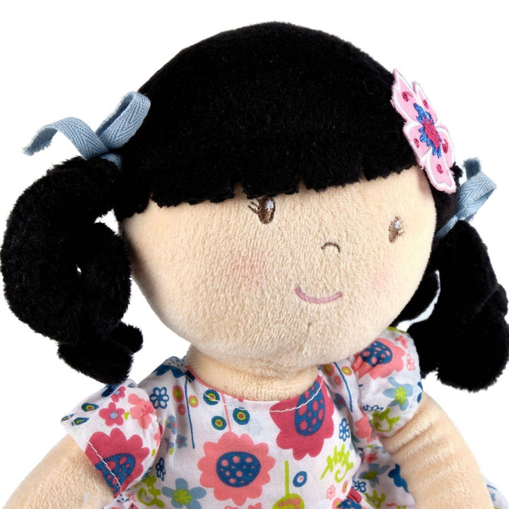 Lilac Black Hair Doll