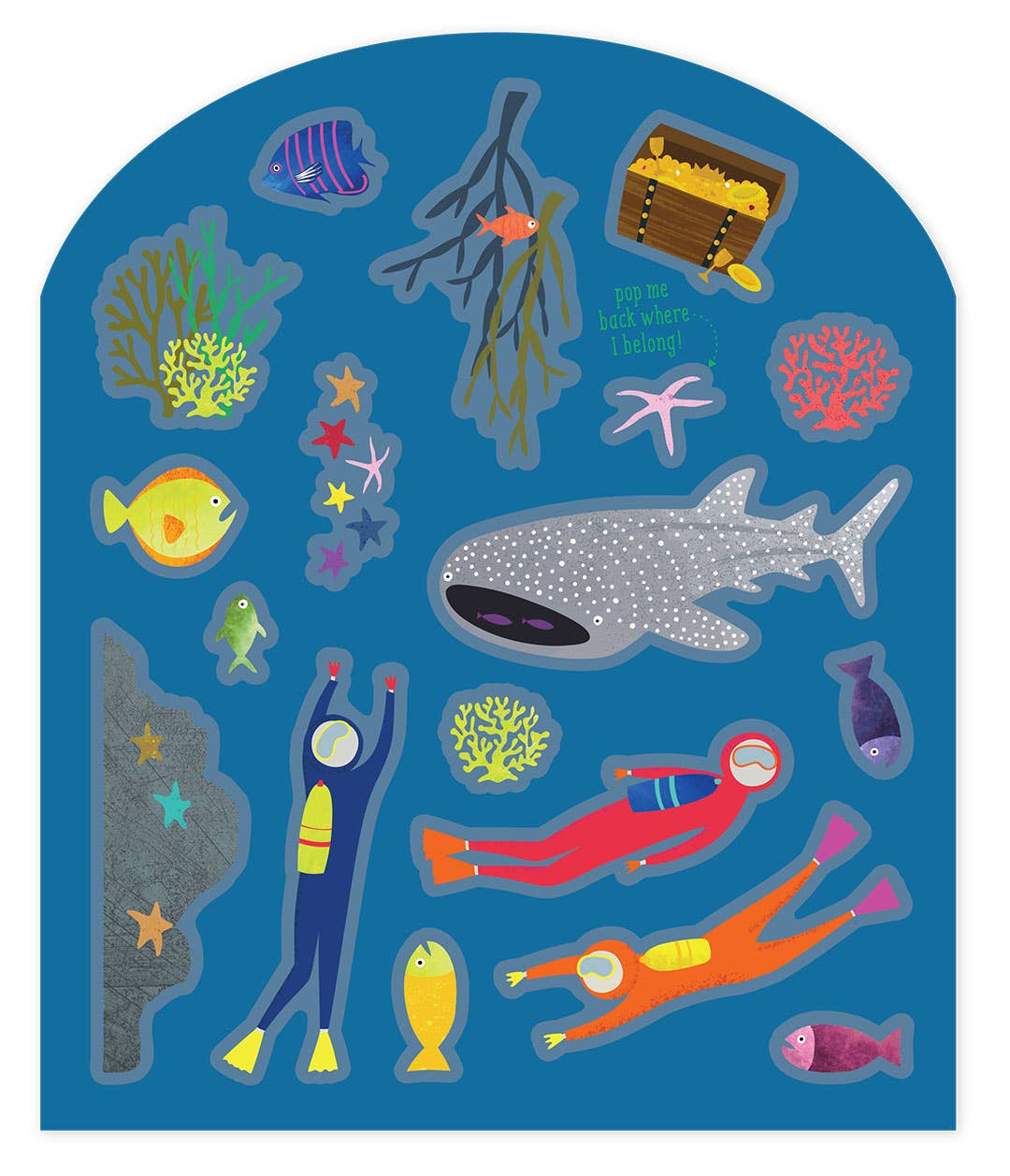 Deep Sea Sticker & Play Book