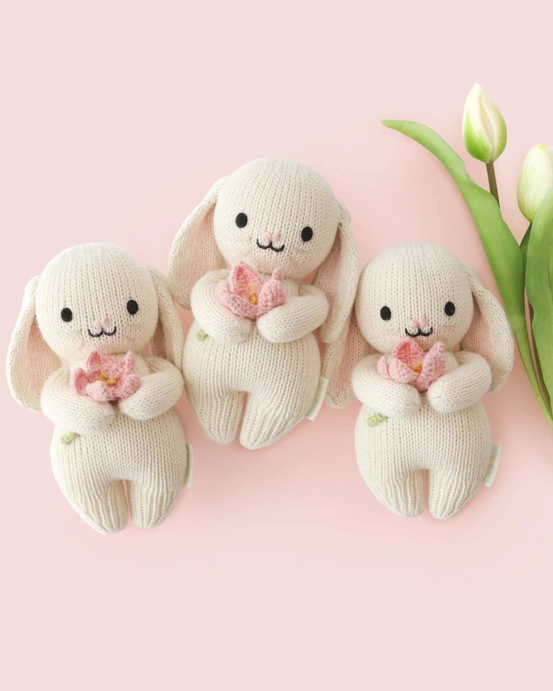 Baby Bunny - blooming tulip, by cuddle+kind: Handmade Dolls