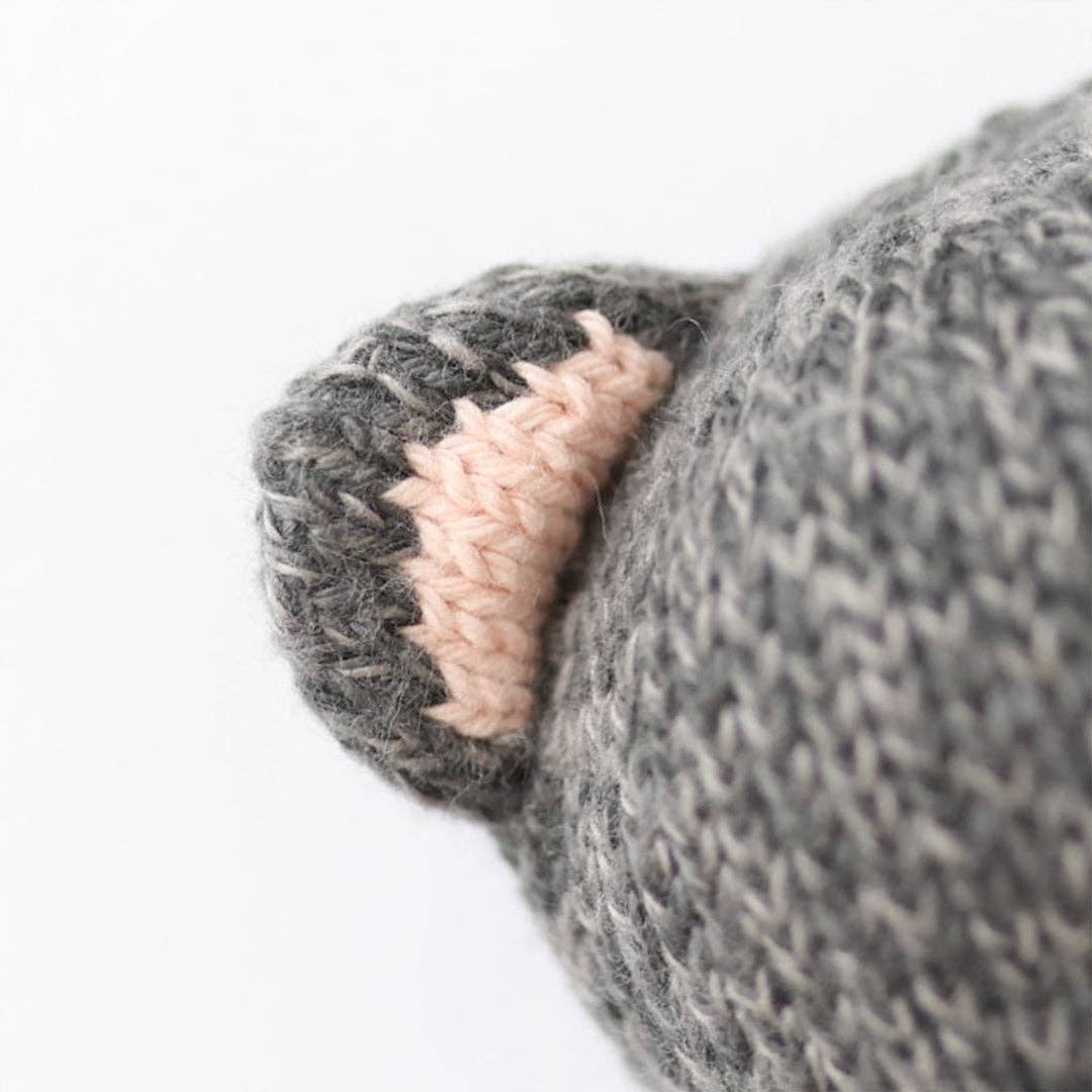 Baby Kitten - charcoal by Cuddle+Kind: Handmade Dolls