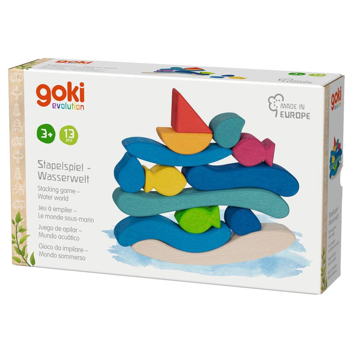 goki evolution Wooden Building Set – Water World